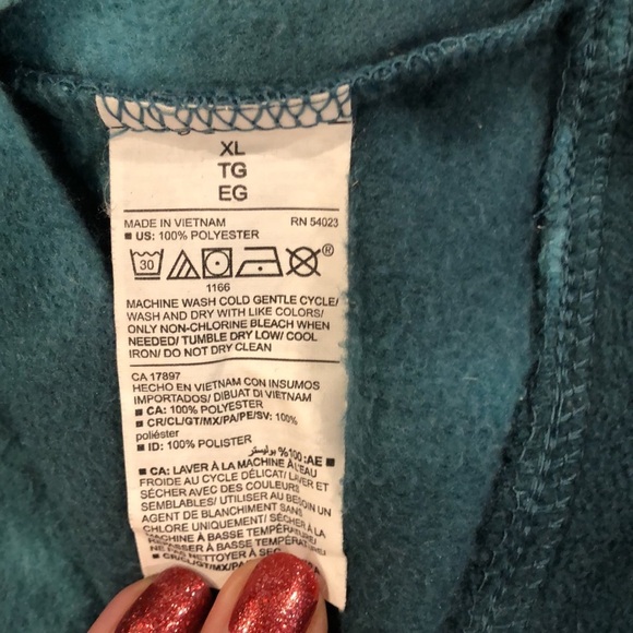 Old Navy Teal Cowl Neck Sweater - Picture 8 of 8